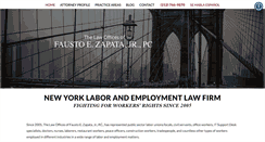 Desktop Screenshot of laboremploymentlawfirm.com
