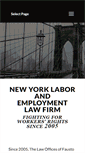 Mobile Screenshot of laboremploymentlawfirm.com